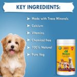 MAAJEE Nutrition Health Supplement for Dogs Made with Calcium & Trace Mineral for All Breed – No Added Chemicals or Fragrance | 908gm