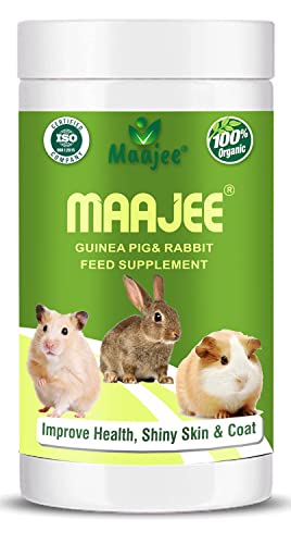MAAJEE Guinea Pig, Hamster & Rabbit Feed Supplement | Improve Health, Shiny Skin & Coat – 908GM