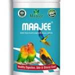 MAAJEE Multivitamins & Mineral Supplements for Birds, Feed Supplement with Trace Minerals, Healthy Digestion, Skin & Glossy Coat (908gm)